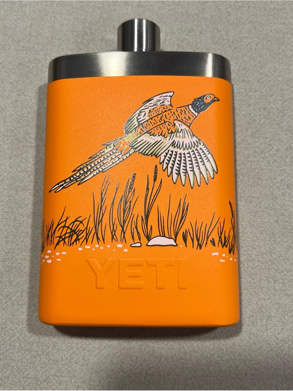 Yeti Uplands Bird Flask King Crab Orange
